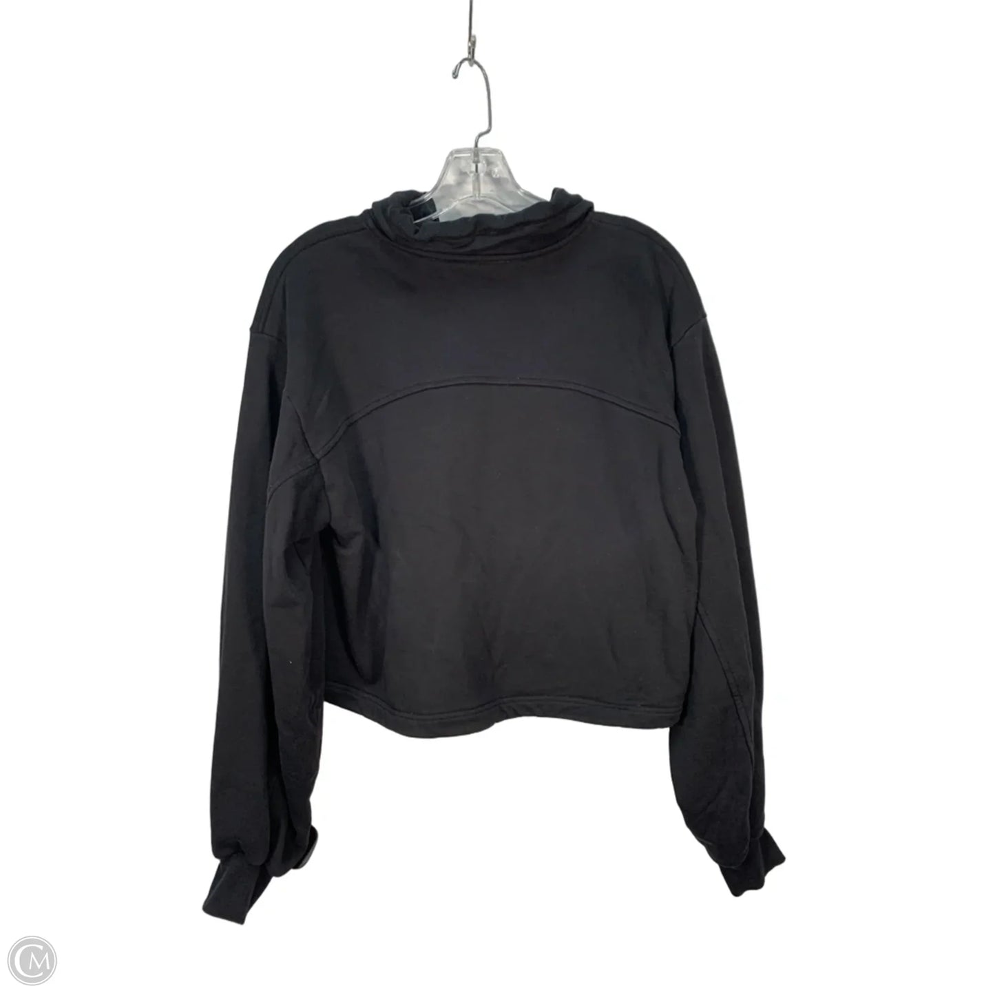 Sweatshirt Collar By Lululemon In Black, Size: M