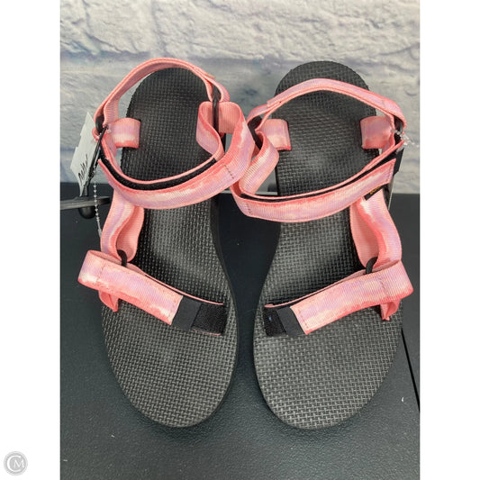 Shoes Athletic By Teva In Black & Pink, Size: 8