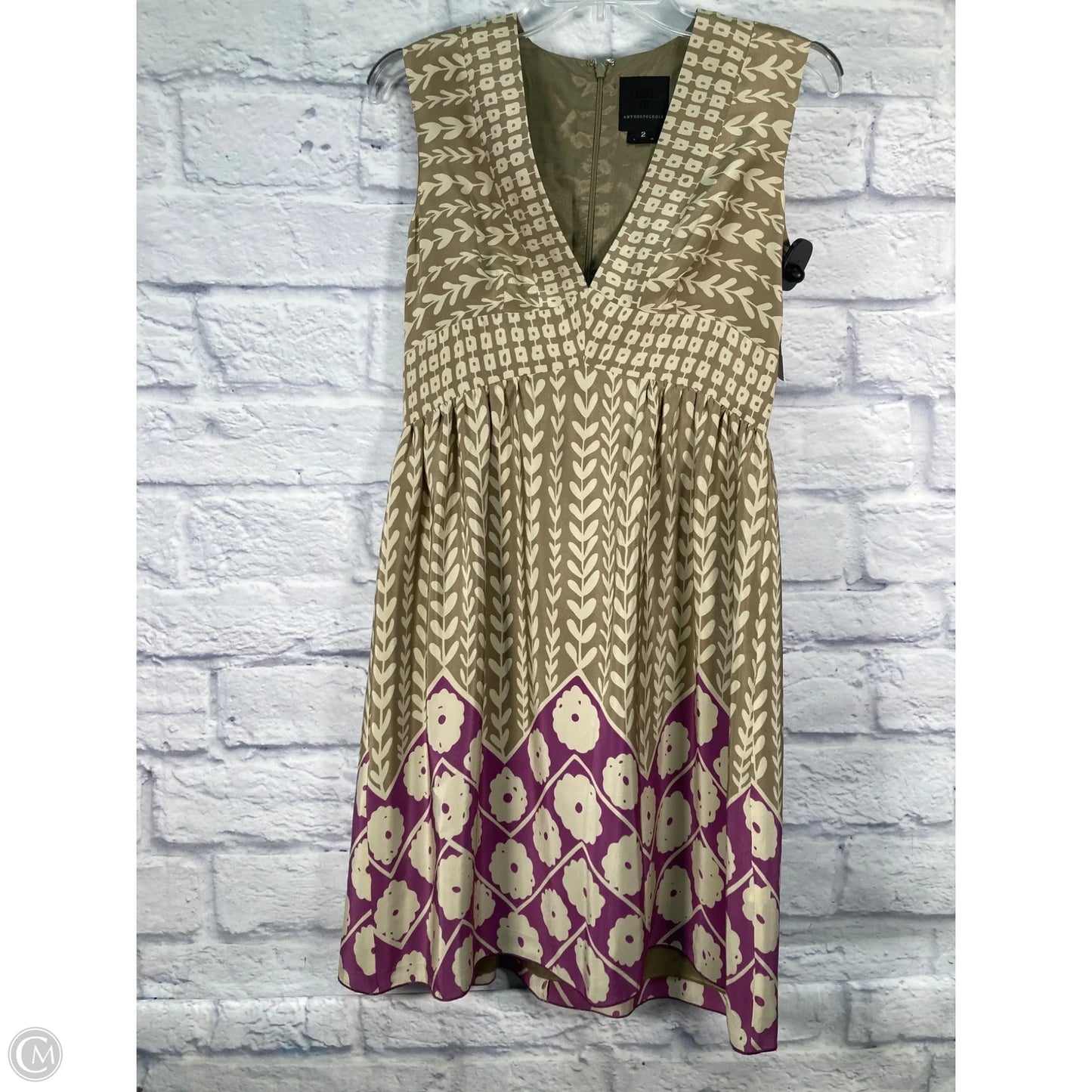 Dress Casual Short By Anna Sui In Green, Size: Xs