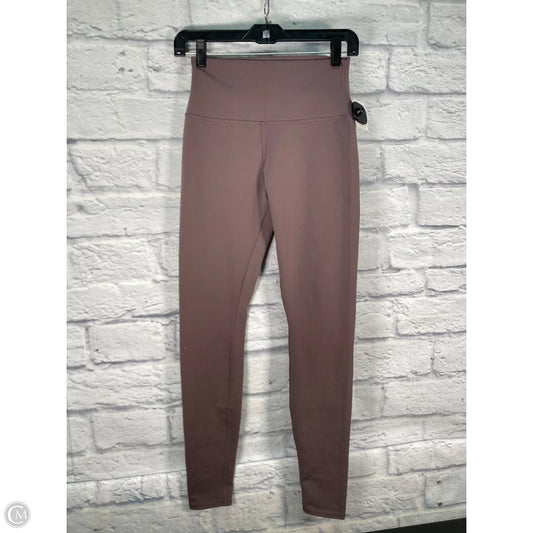 Athletic Leggings By Alo In Mauve, Size: S