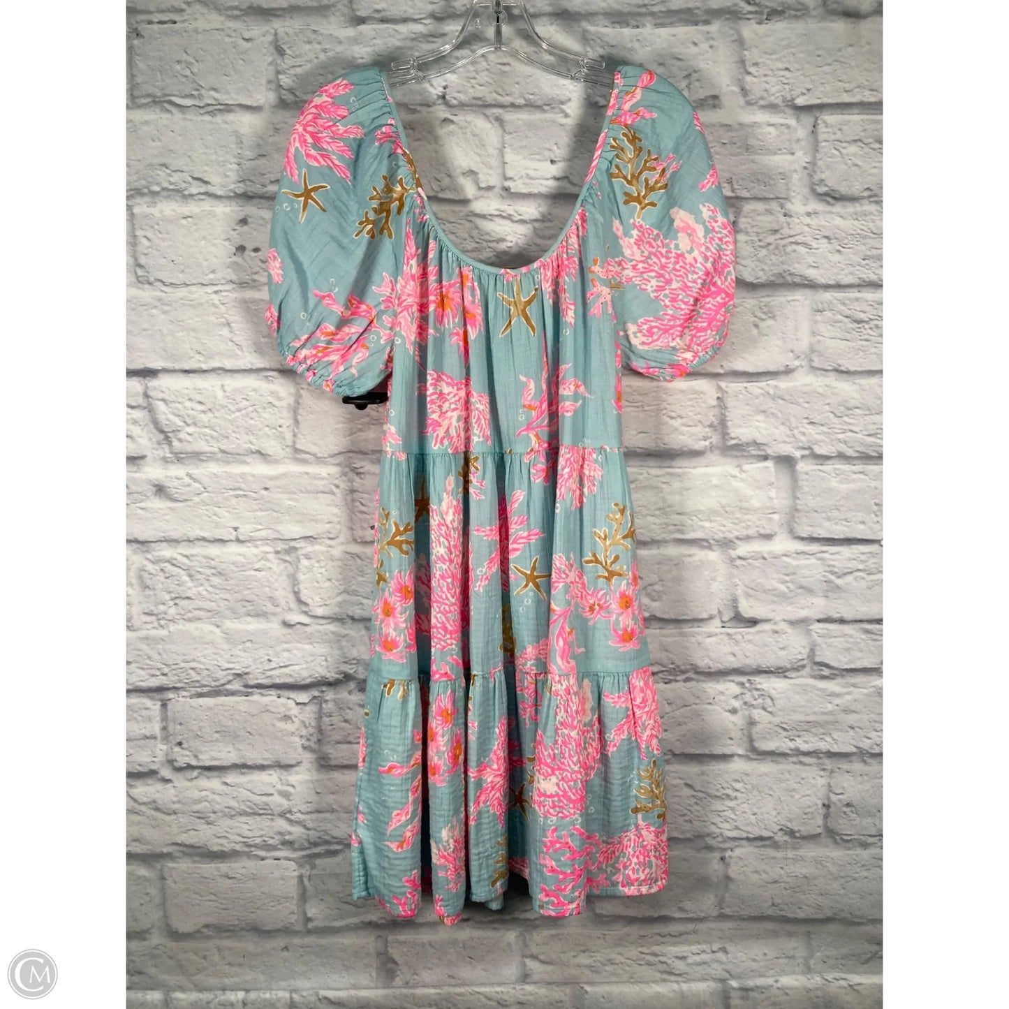 Dress Designer By Lilly Pulitzer In Blue & Pink, Size: Xs