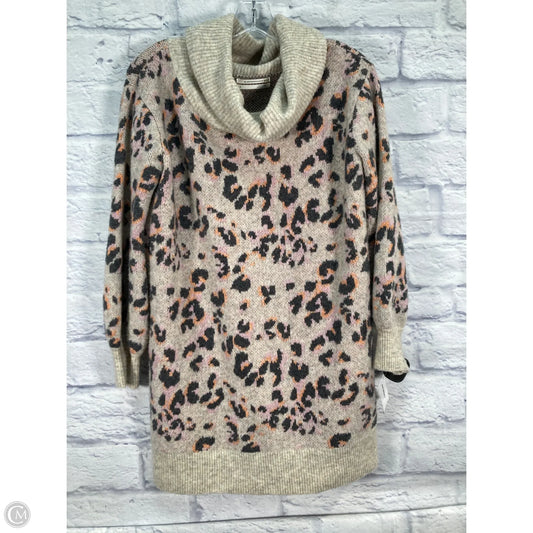 Sweater By Anthropologie In Animal Print, Size: S