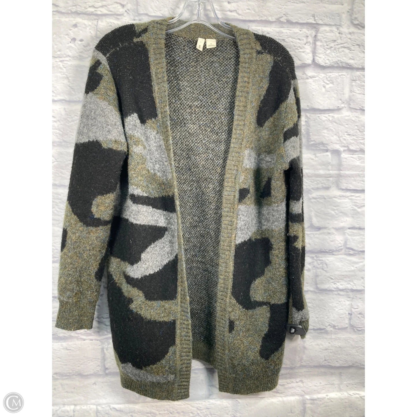Cardigan By Moth In Camouflage Print, Size: M
