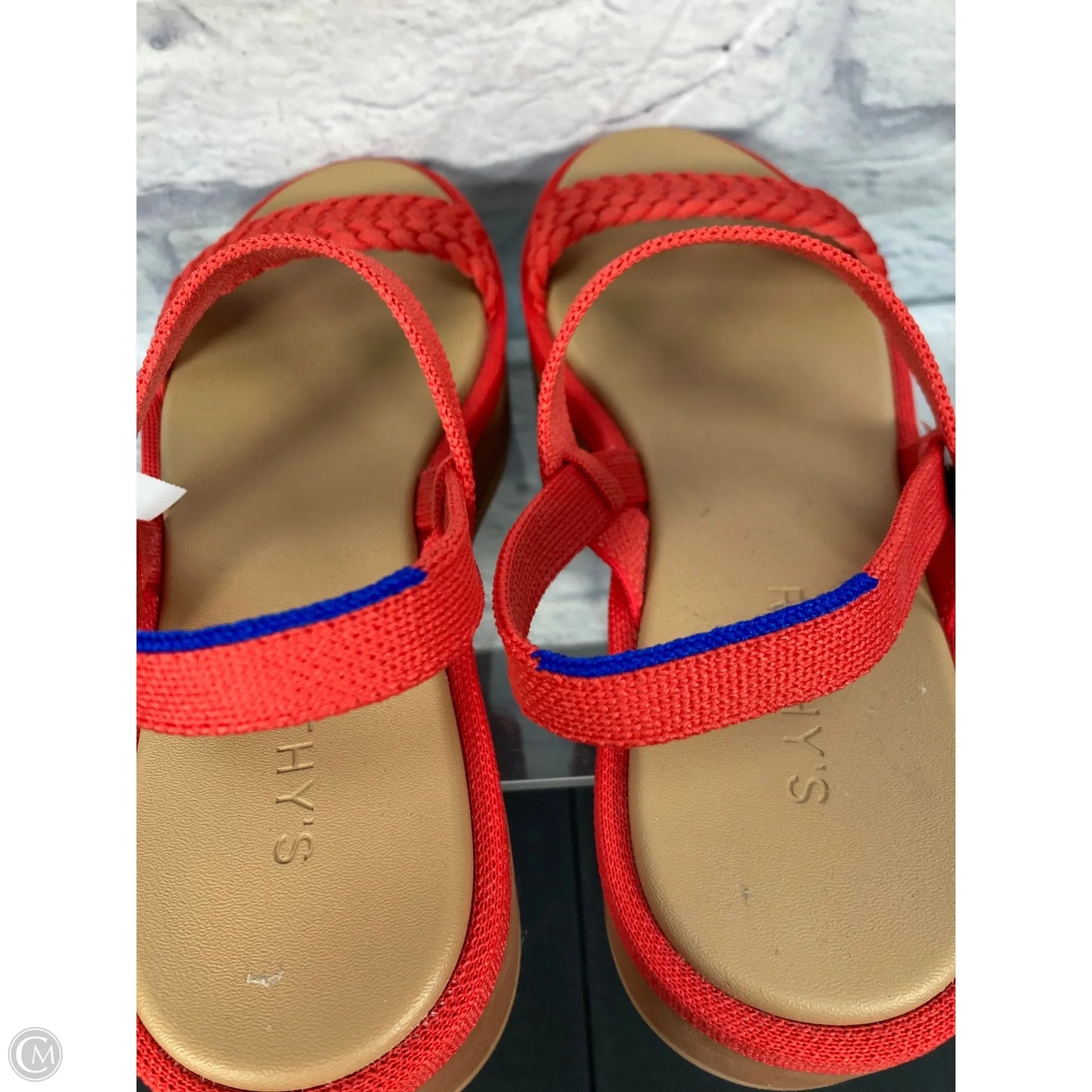 Sandals Heels Platform By Rothys In Coral, Size: 9.5