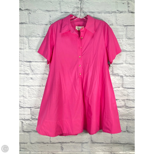 Dress Casual Short By Anthropologie In Pink, Size: Mp