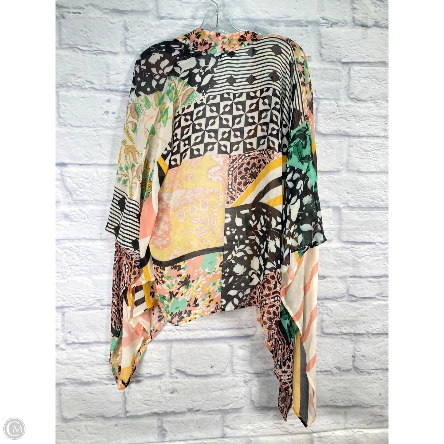 Kimono By Anthropologie In Geometric Pattern, Size: Osfm