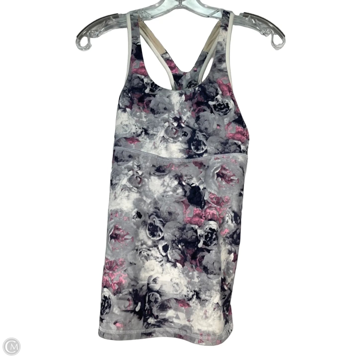 Athletic Tank Top By Lululemon In Grey & Purple, Size: 6