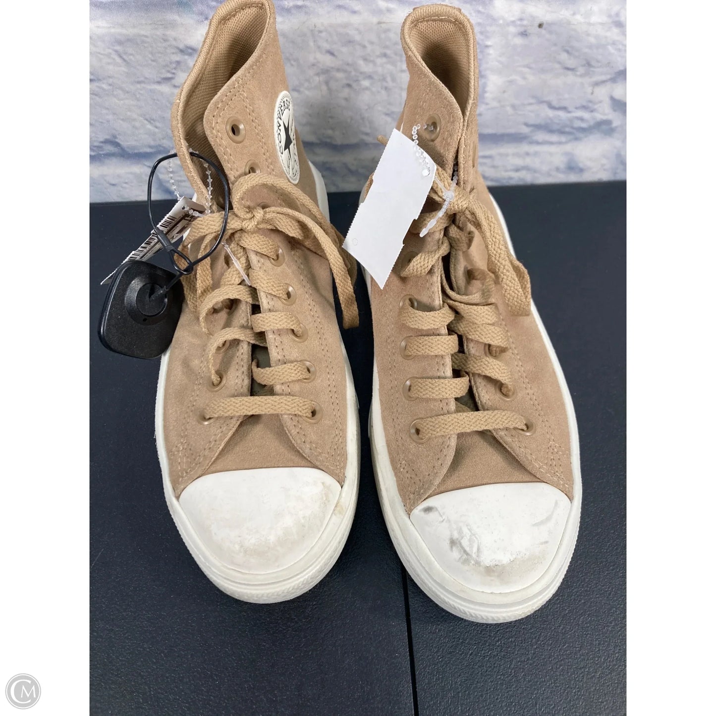 Shoes Sneakers Platform By Converse In Tan, Size: 8
