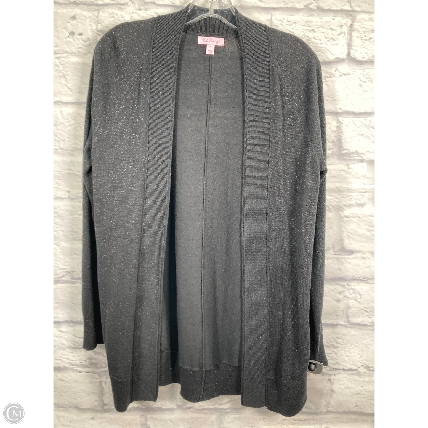 Sweater Cardigan Designer By Lilly Pulitzer In Black, Size: S
