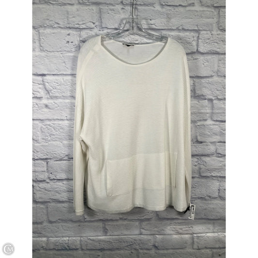 Sweater Designer By Lafayette 148 In Cream, Size: Xl