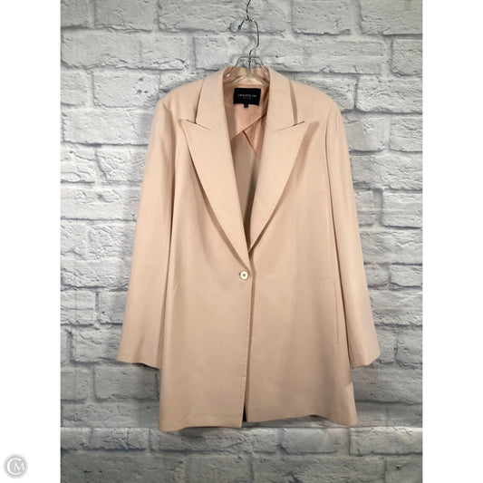 Blazer Designer By Lafayette 148 In Pink, Size: L