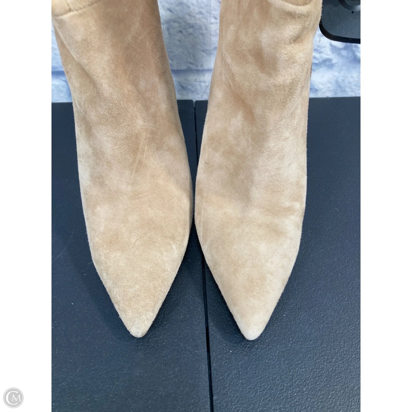 Boots Mid-calf Heels By Vince Camuto In Tan, Size: 10