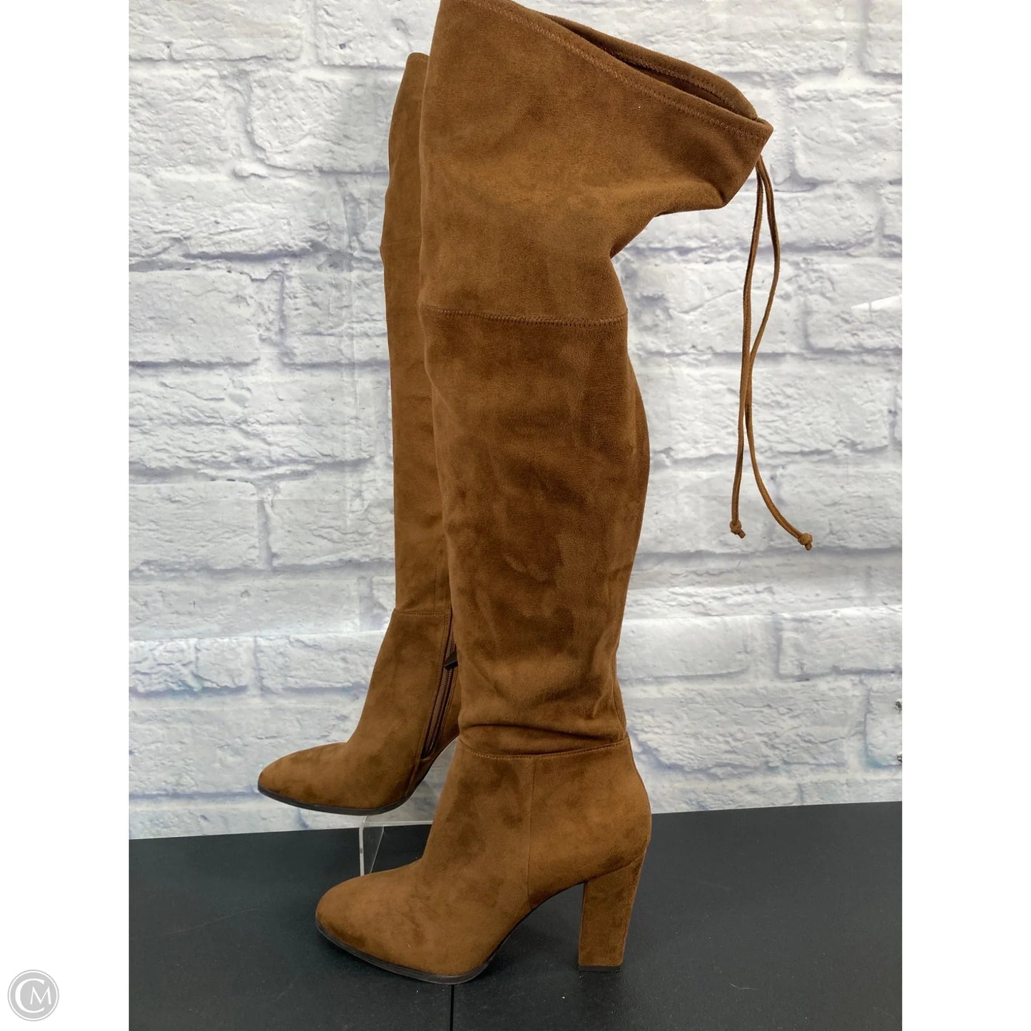 Boots Mid-calf Heels By Vince Camuto In Brown, Size: 10