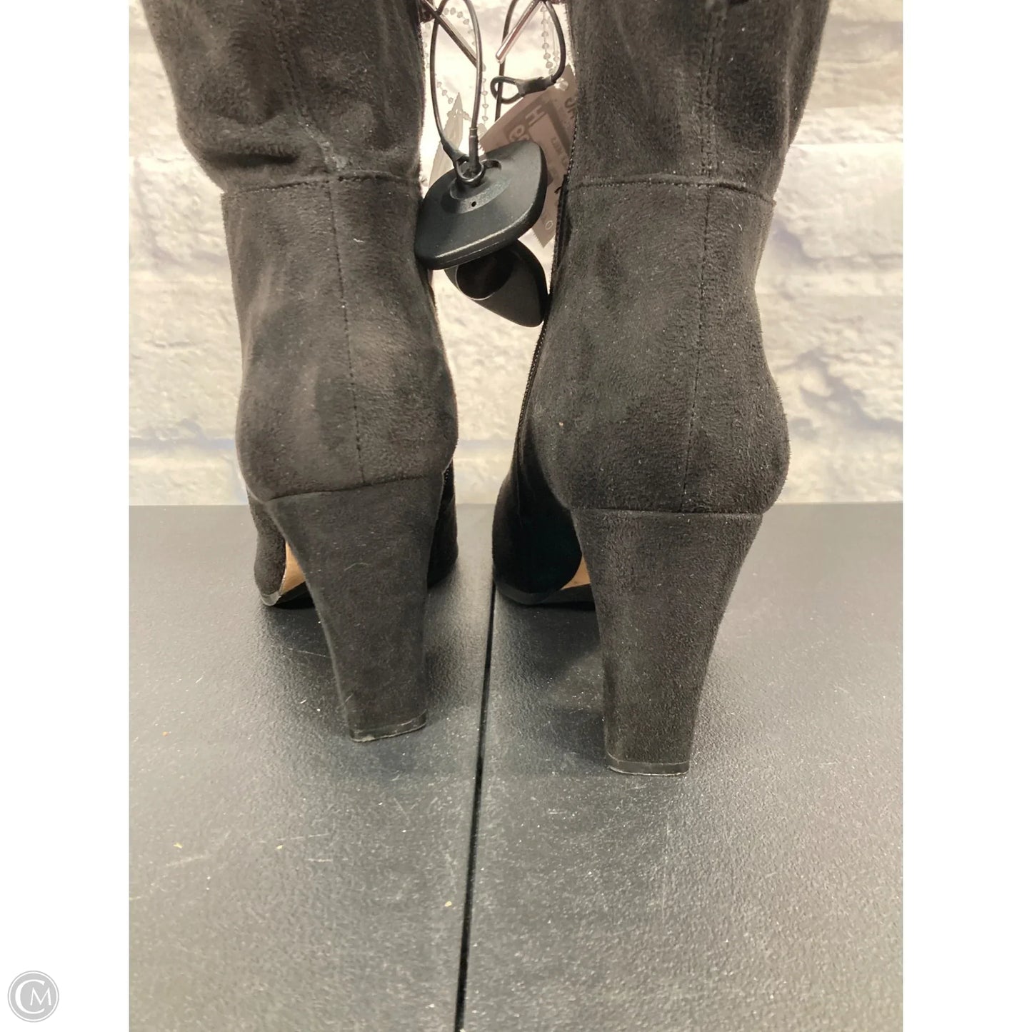 Boots Mid-calf Heels By Vince Camuto In Black, Size: 10