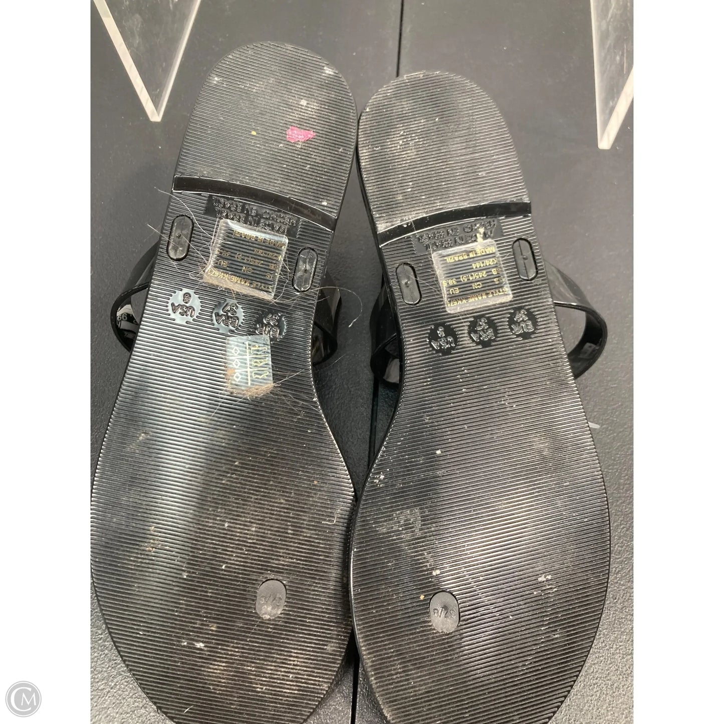 Sandals Designer By Kate Spade In Black, Size: 8