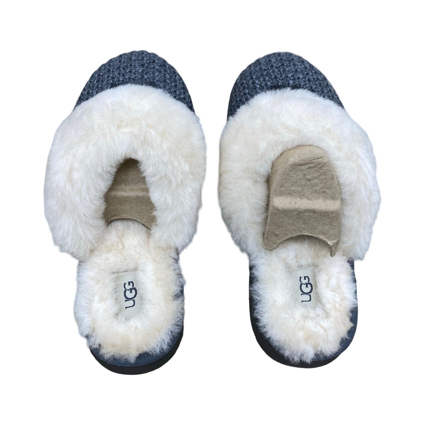 Slippers Designer By Ugg In Grey, Size:10