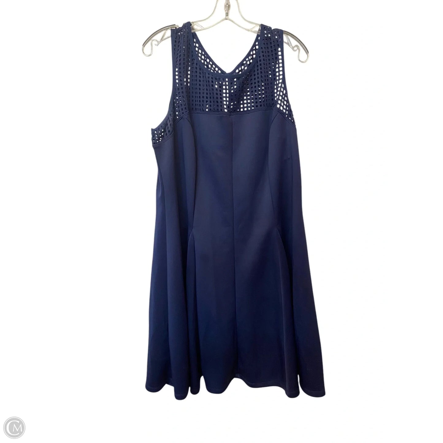 Dress Casual Short By Clothes Mentor In Navy, Size: 2x