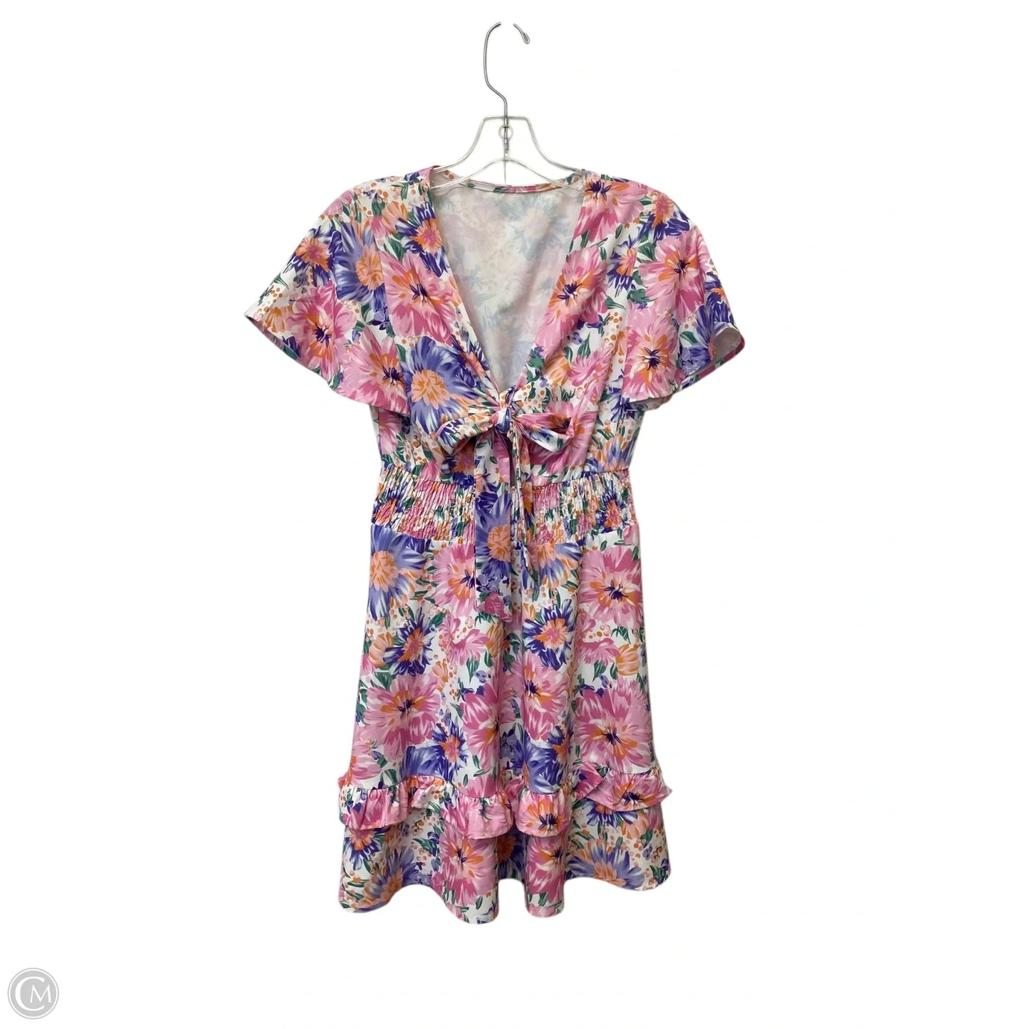 Dress Casual Short By Clothes Mentor In Floral Print, Size: S