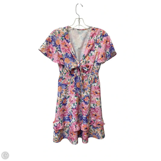 Dress Casual Short By Clothes Mentor In Floral Print, Size: S