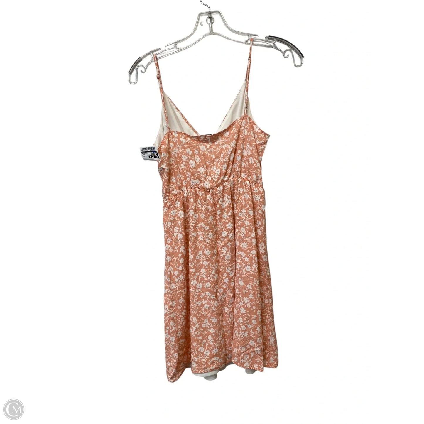 Dress Casual Short By Gilli In Peach, Size: S