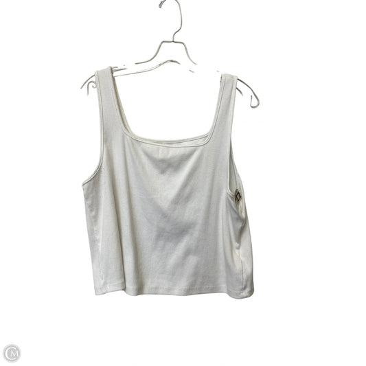 Top Sleeveless Basic By Old Navy In White, Size: 2x