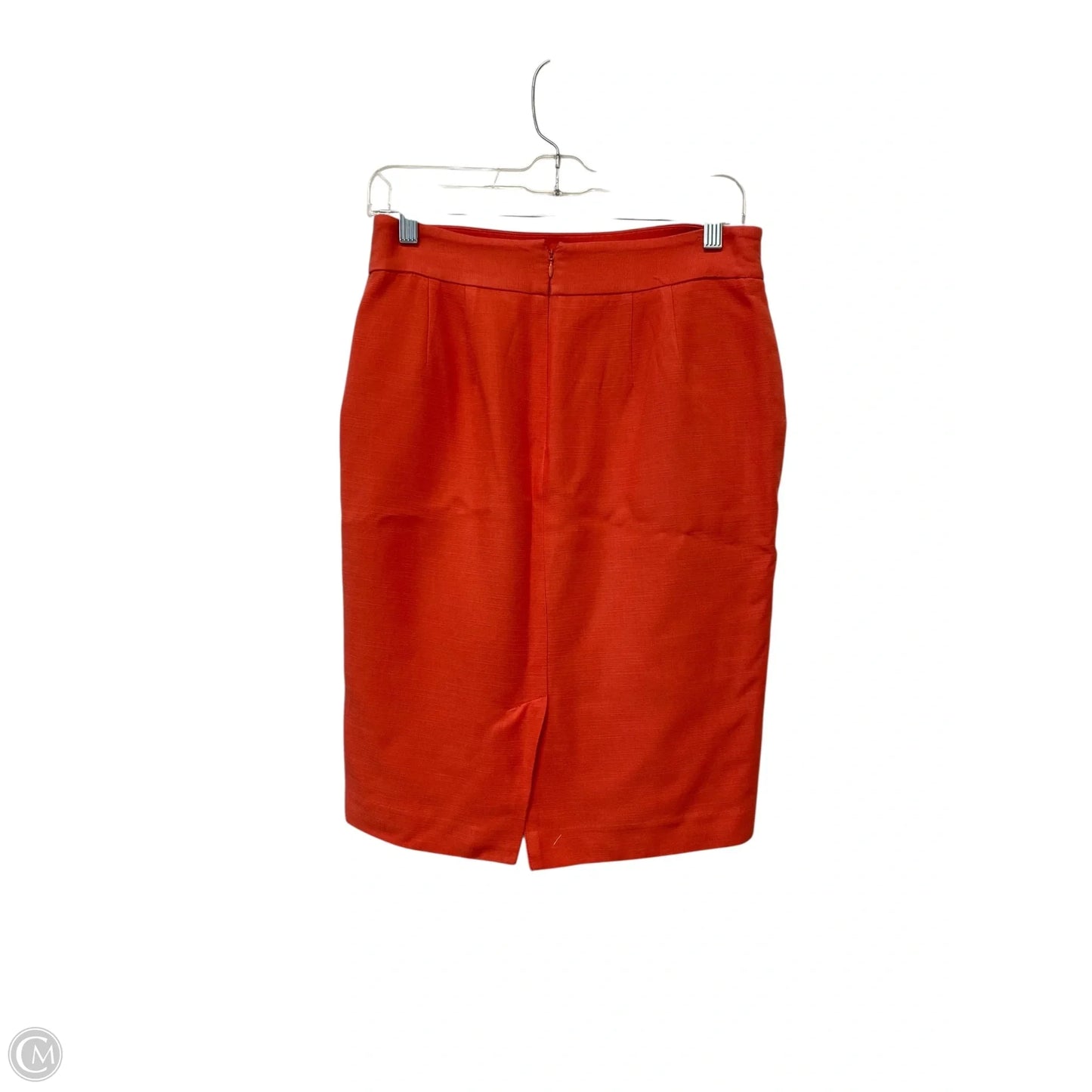 Skirt Midi By Loft In Orange, Size: 6
