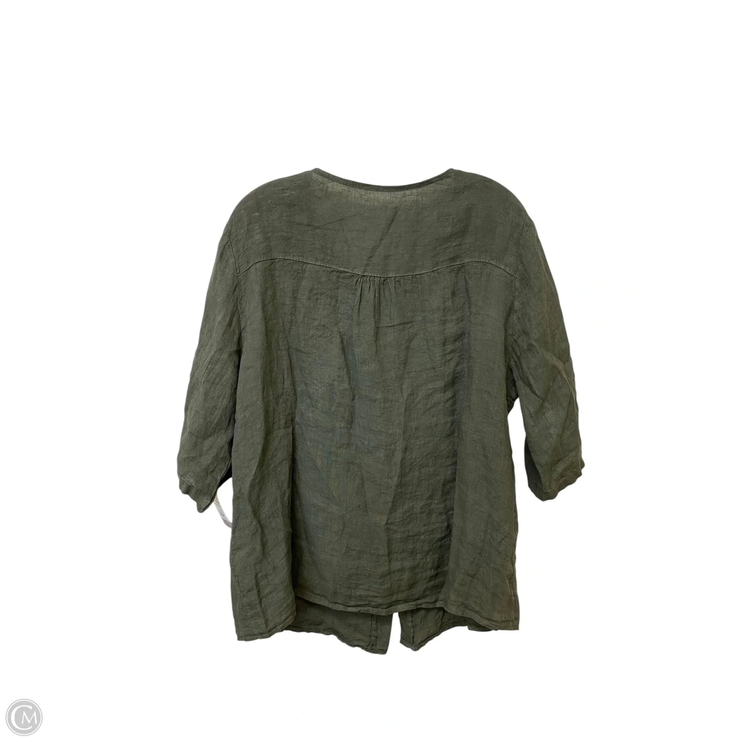 Top Short Sleeve By Clothes Mentor In Green, Size: 2x