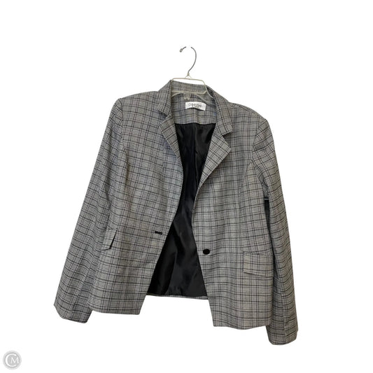 Blazer By Calvin Klein In Black & Grey, Size: L