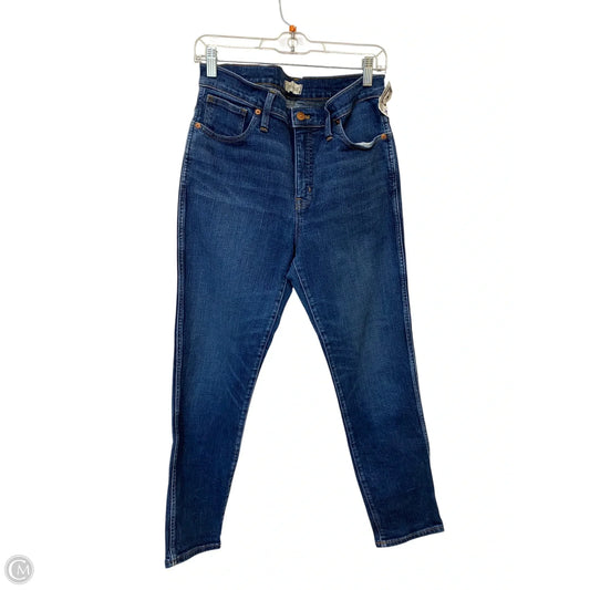 Jeans Straight By Madewell In Blue Denim, Size: L