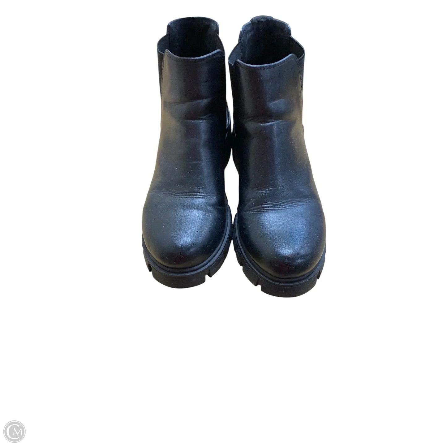 Boots Ankle Flats By Soda In Black, Size: 8