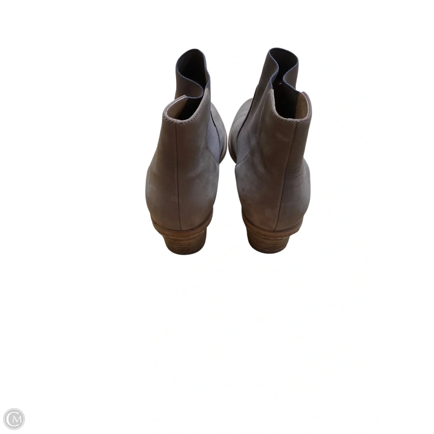 Boots Ankle Flats By Clothes Mentor In Taupe, Size: 8.5