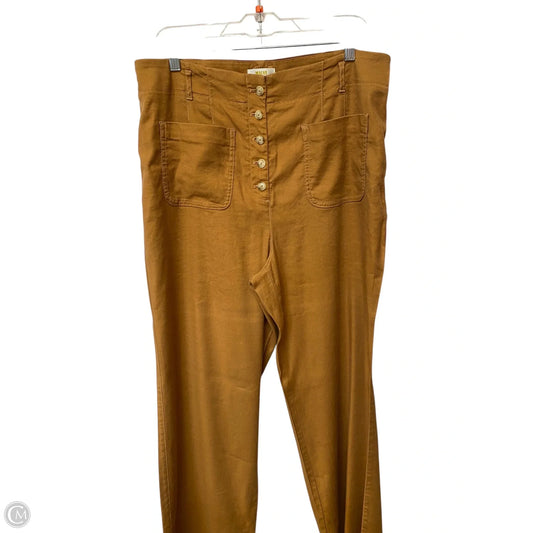 Pants Dress By Maeve In Brown, Size: 16