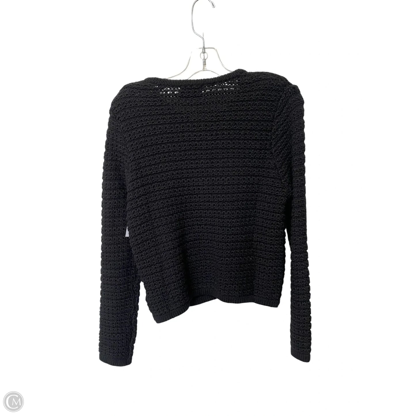 Sweater Cardigan By Vici In Black, Size: S