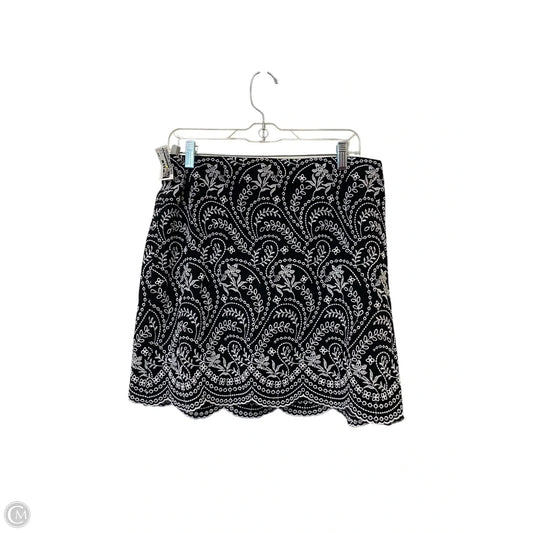 Skirt Mini & Short By Loft In Black, Size: 8