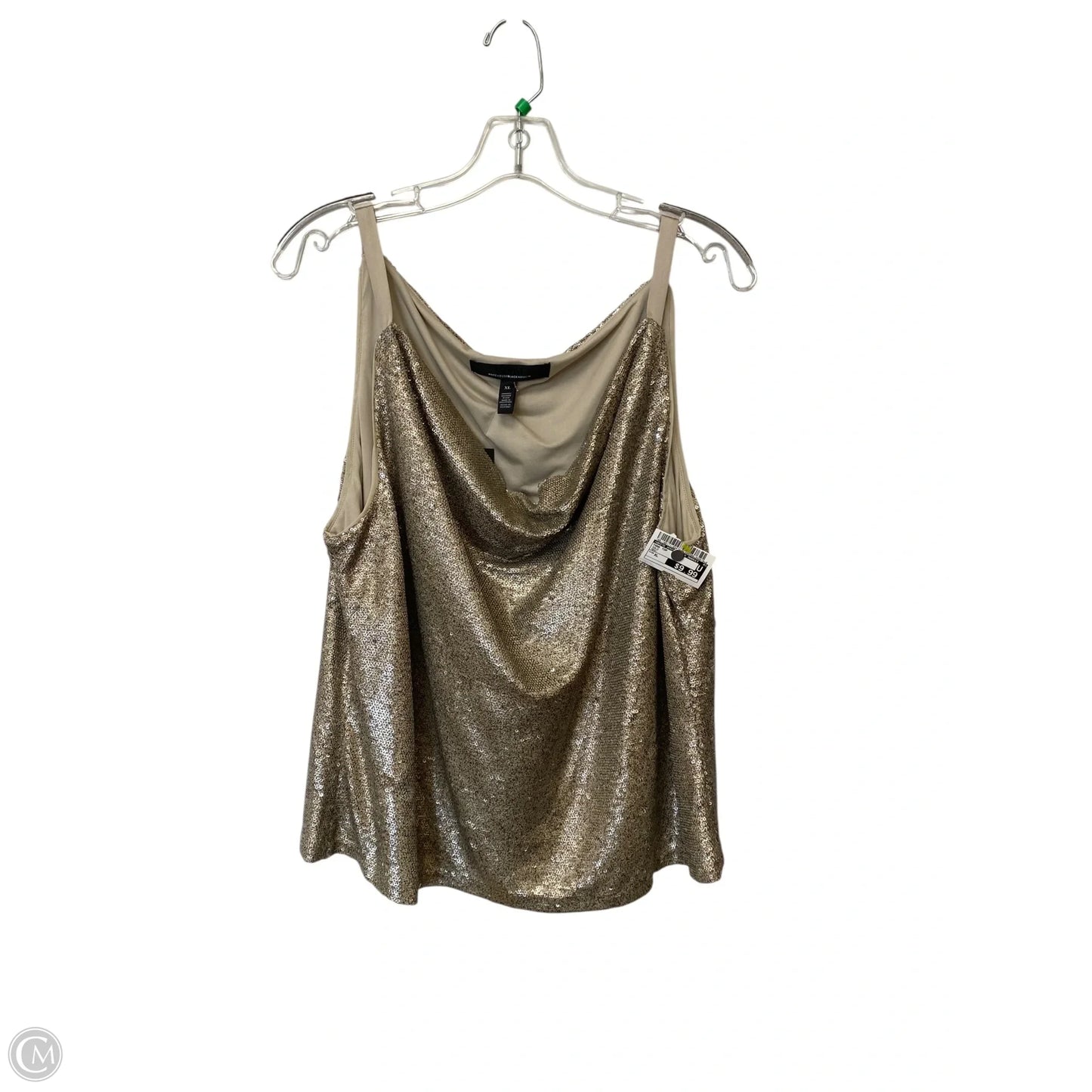 Tank Top By White House Black Market In Gold, Size: Xl