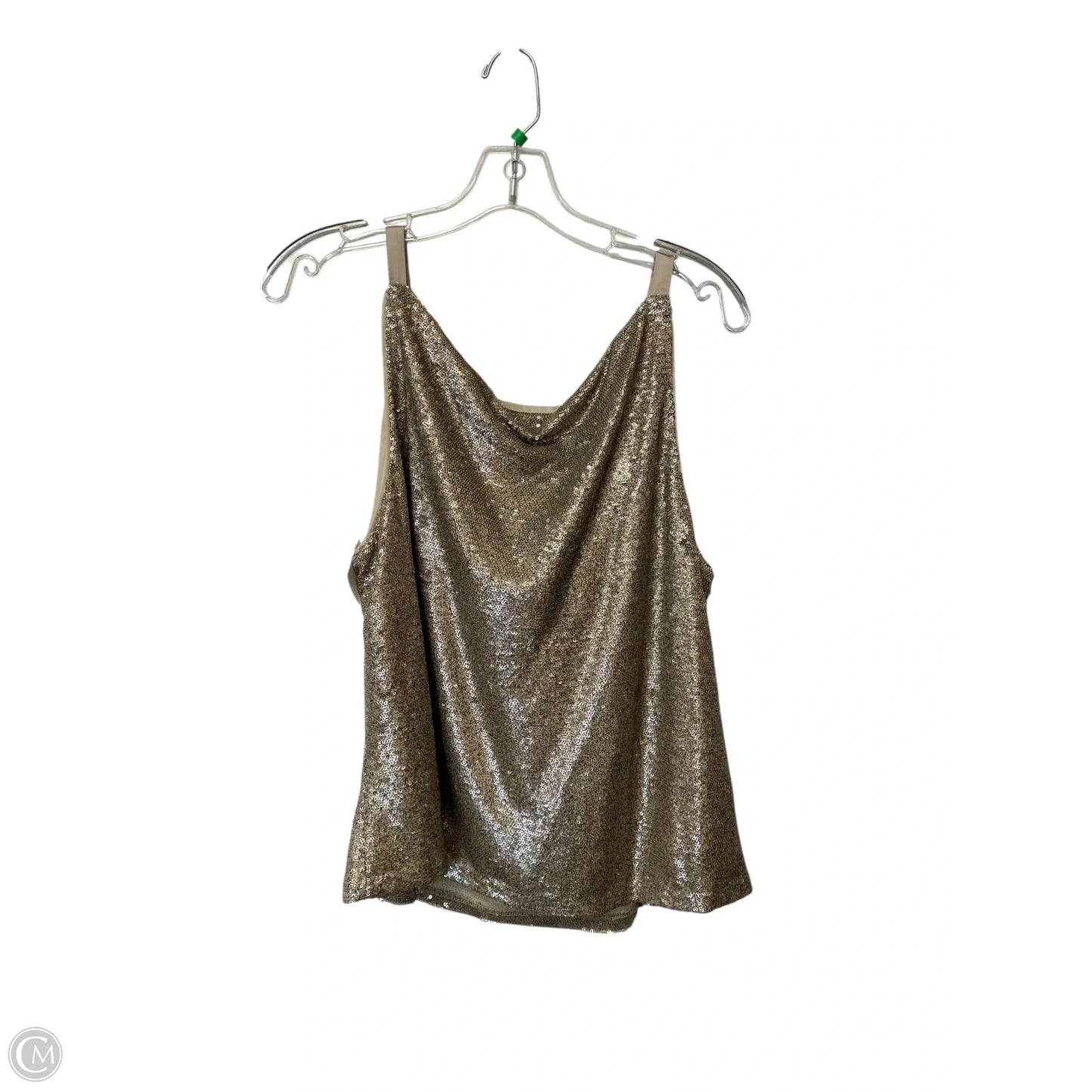 Tank Top By White House Black Market In Gold, Size: Xl