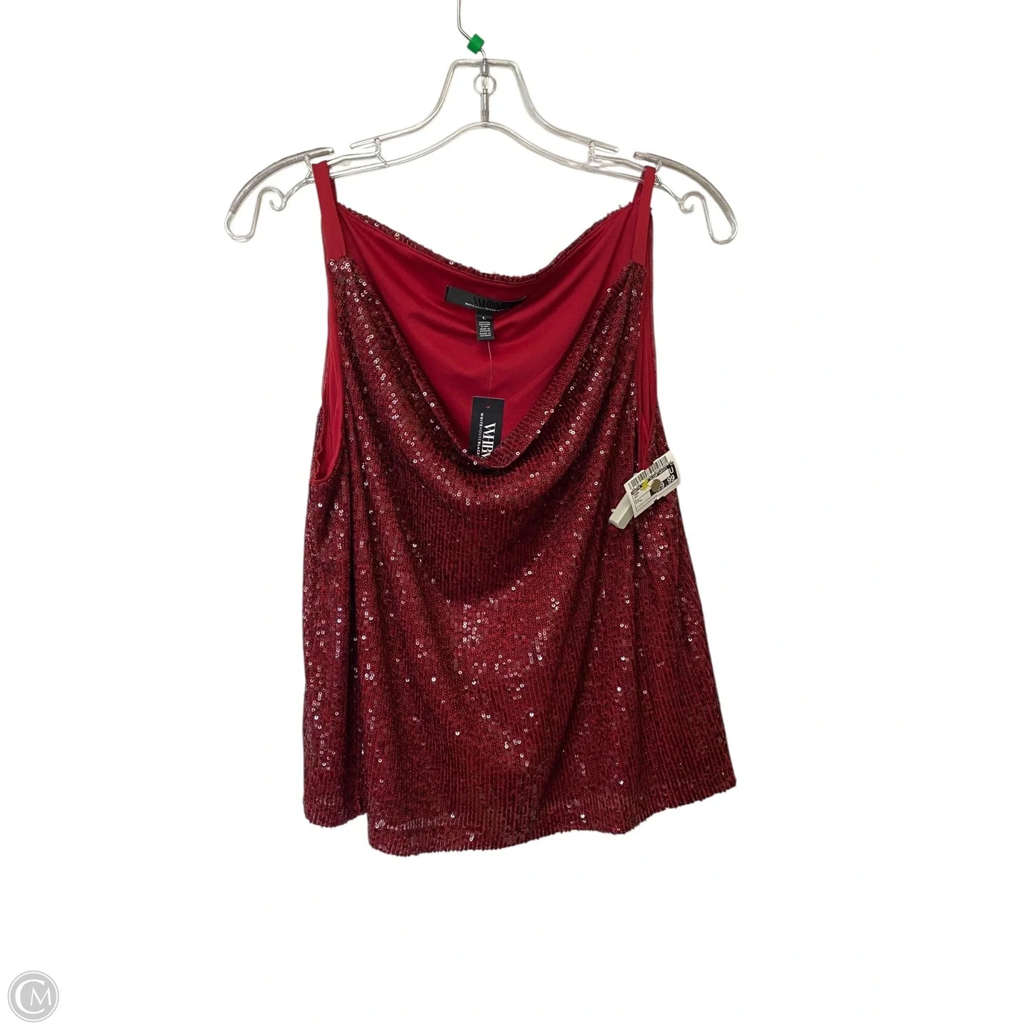 Tank Top By White House Black Market In Red, Size: L