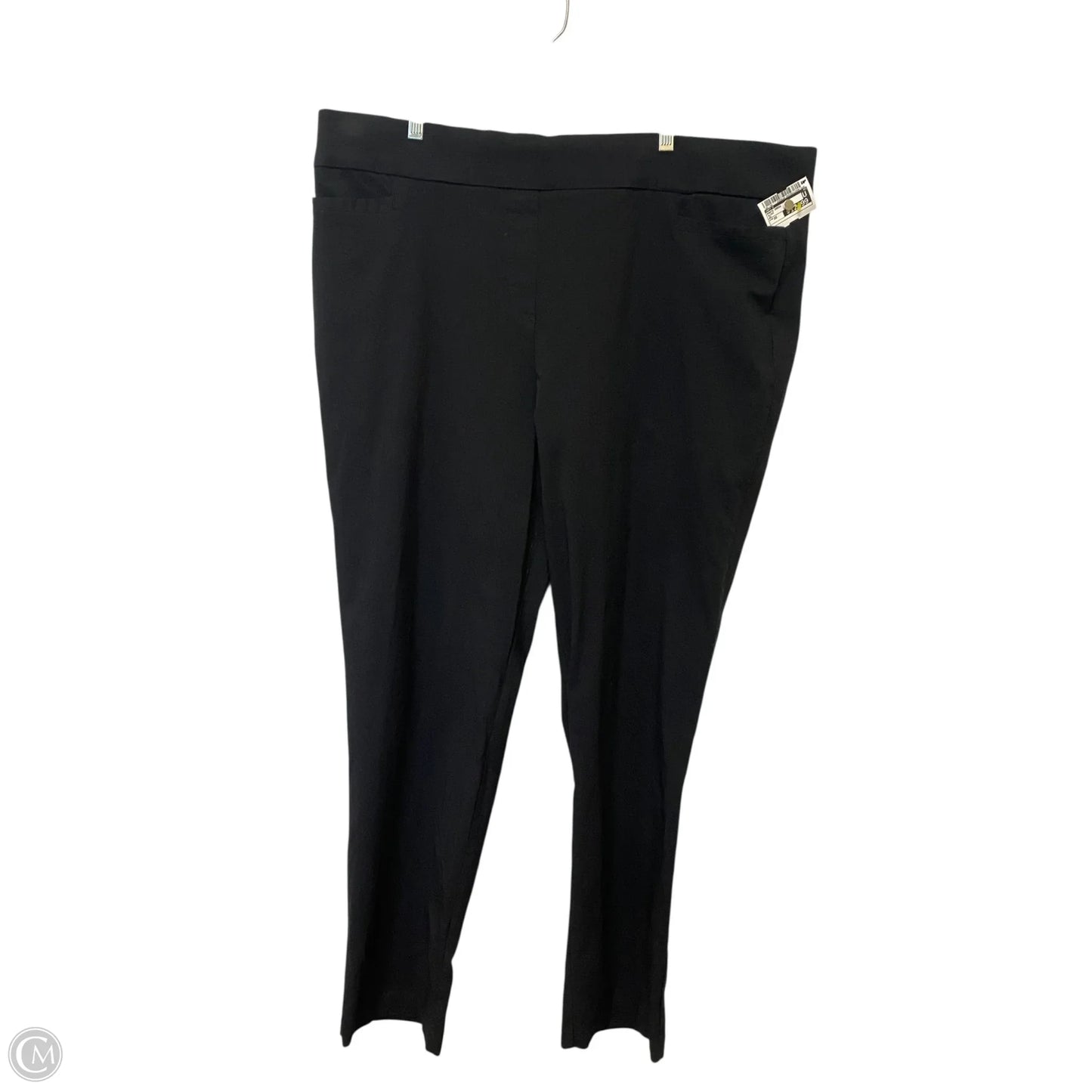 Pants Dress By Apt 9 In Black, Size: 22