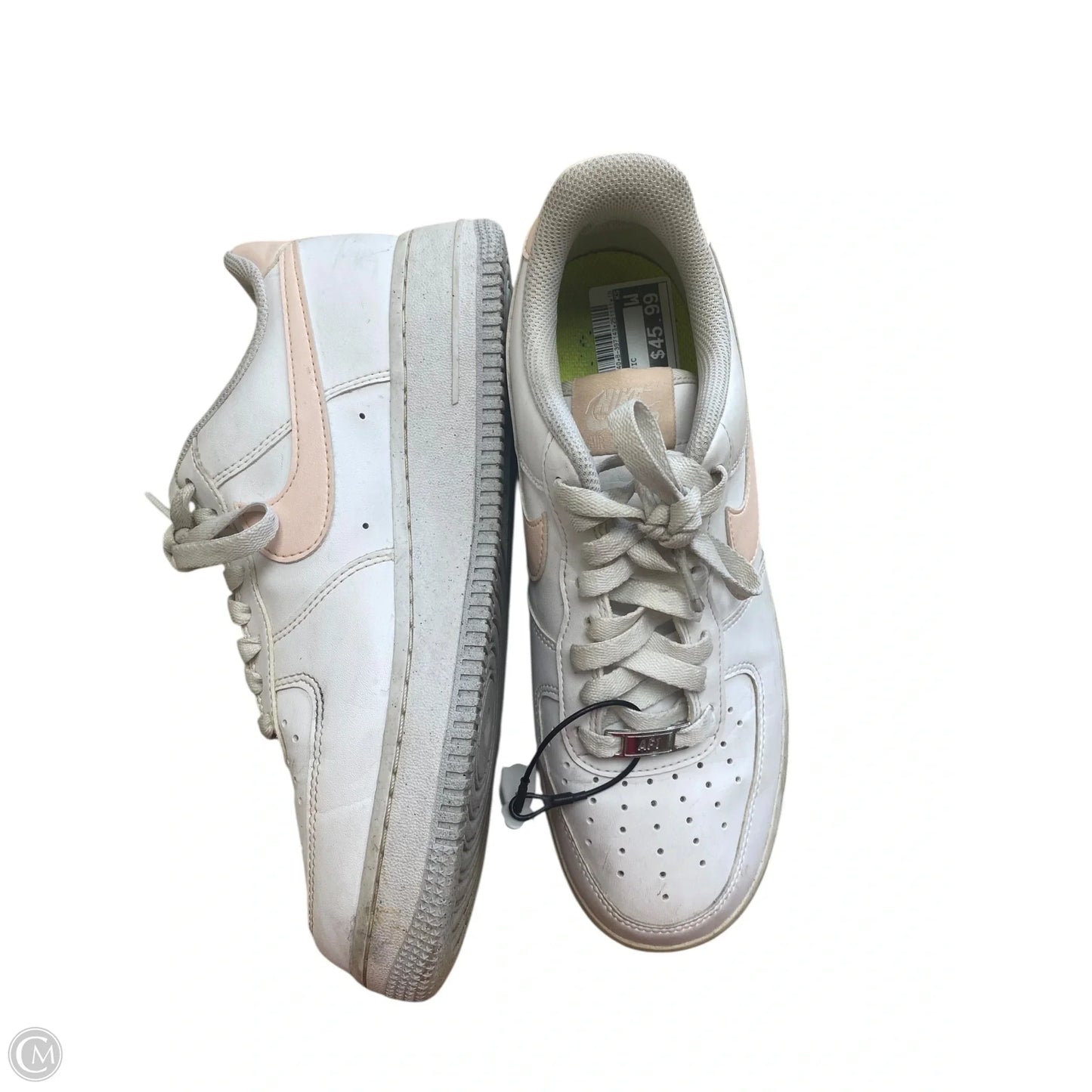 Shoes Athletic By Nike In White, Size: 9