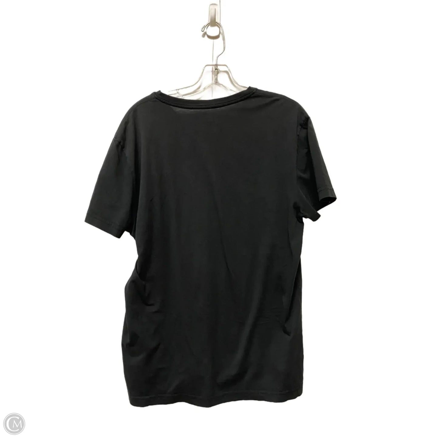 Top Short Sleeve By Lacoste In Black, Size: M