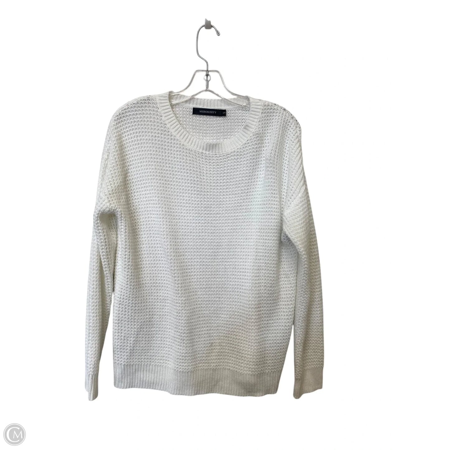 Sweater By Merokeety In White, Size: S