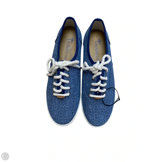 Shoes Flats By Clothes Mentor In Blue, Size: 10