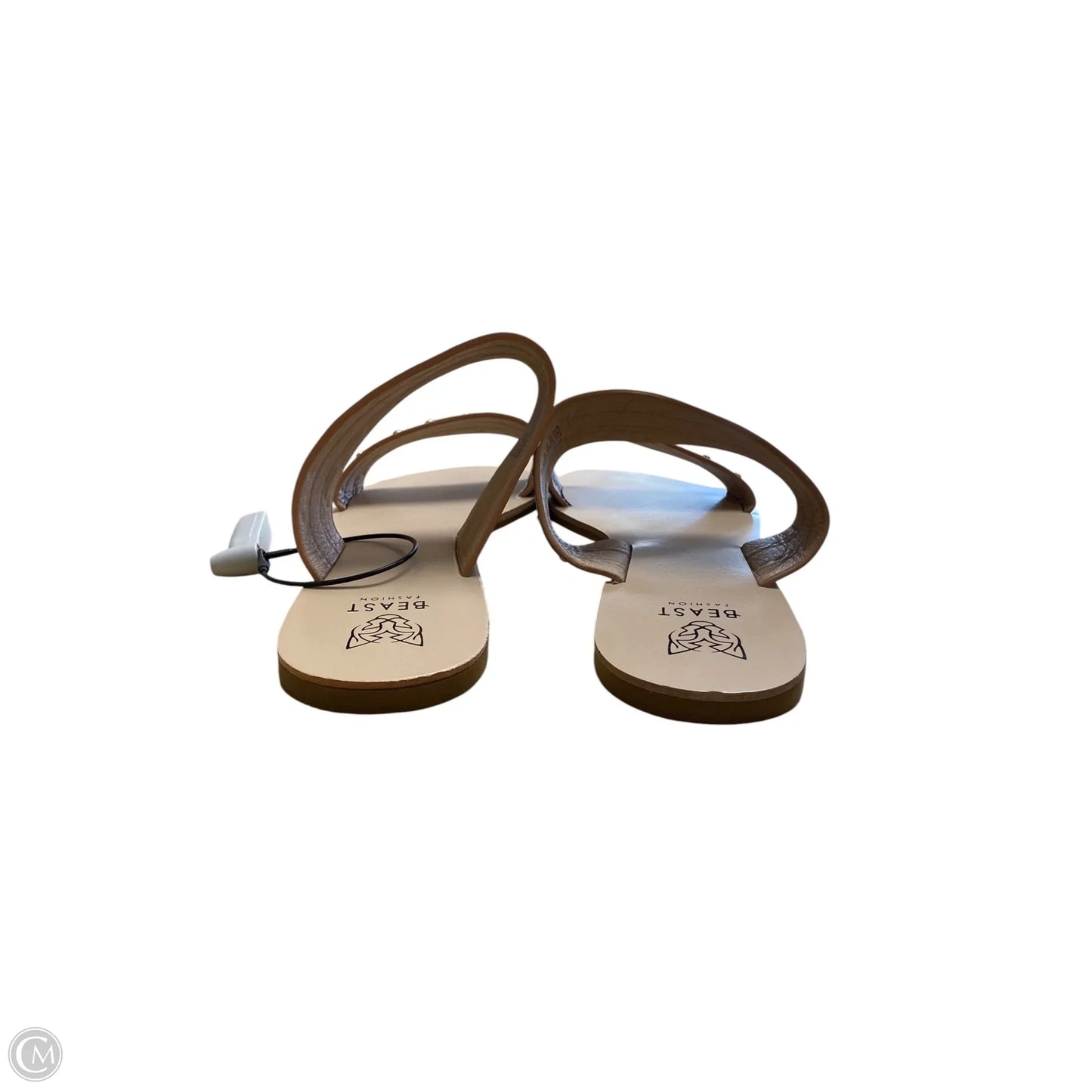 Sandals Flats By Clothes Mentor In Brown, Size: 10