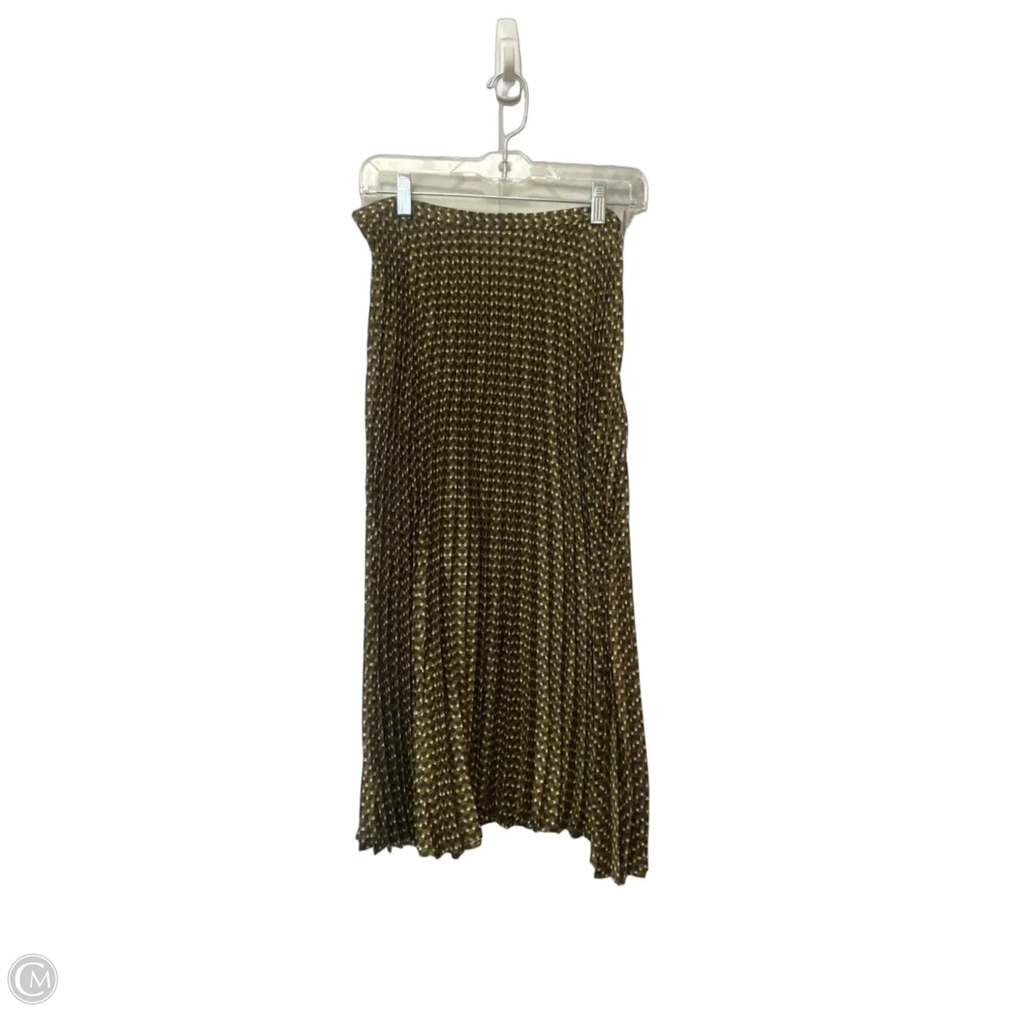 Skirt Maxi By Banana Republic In Black & Green, Size: 8