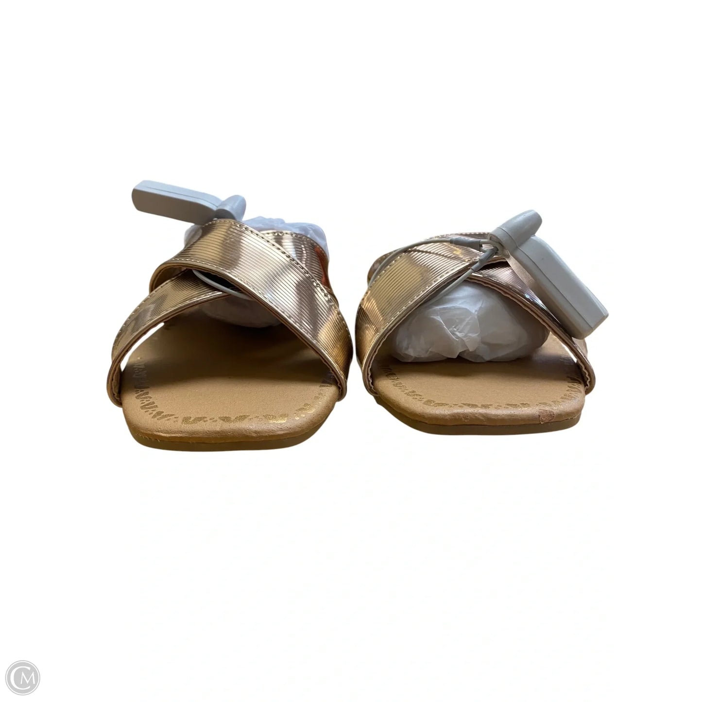 Sandals Flats By Qupid In Rose Gold, Size: 8.5