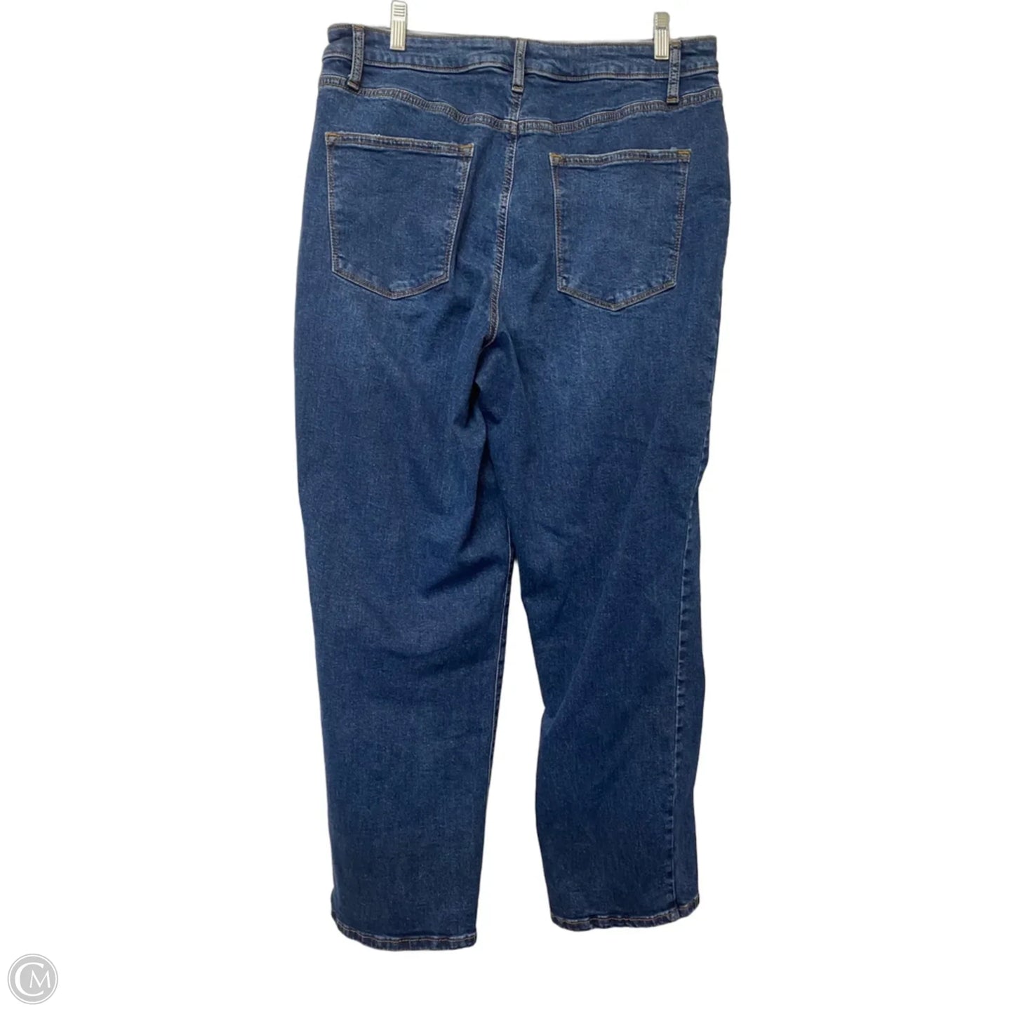 Jeans Straight By Liz Claiborne In Blue Denim, Size: 14