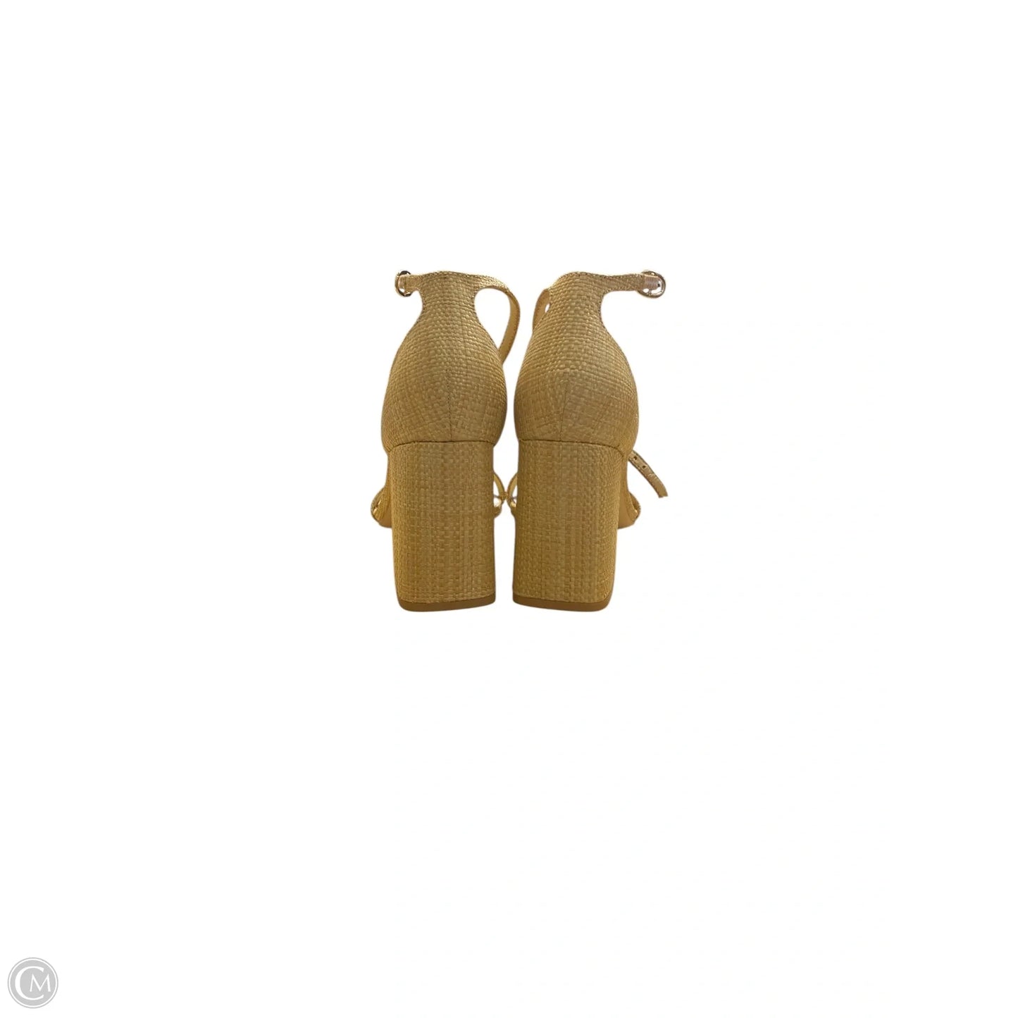 Shoes Heels Block By Nine West In Tan, Size: 7