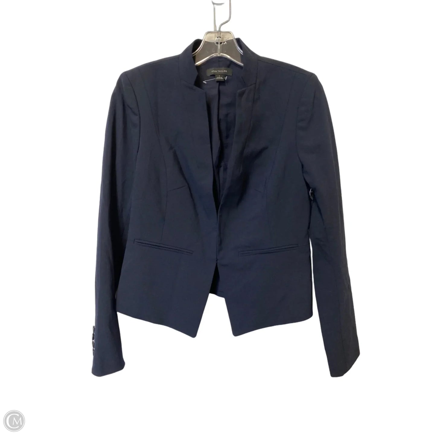 Blazer By Ann Taylor In Navy, Size: 2