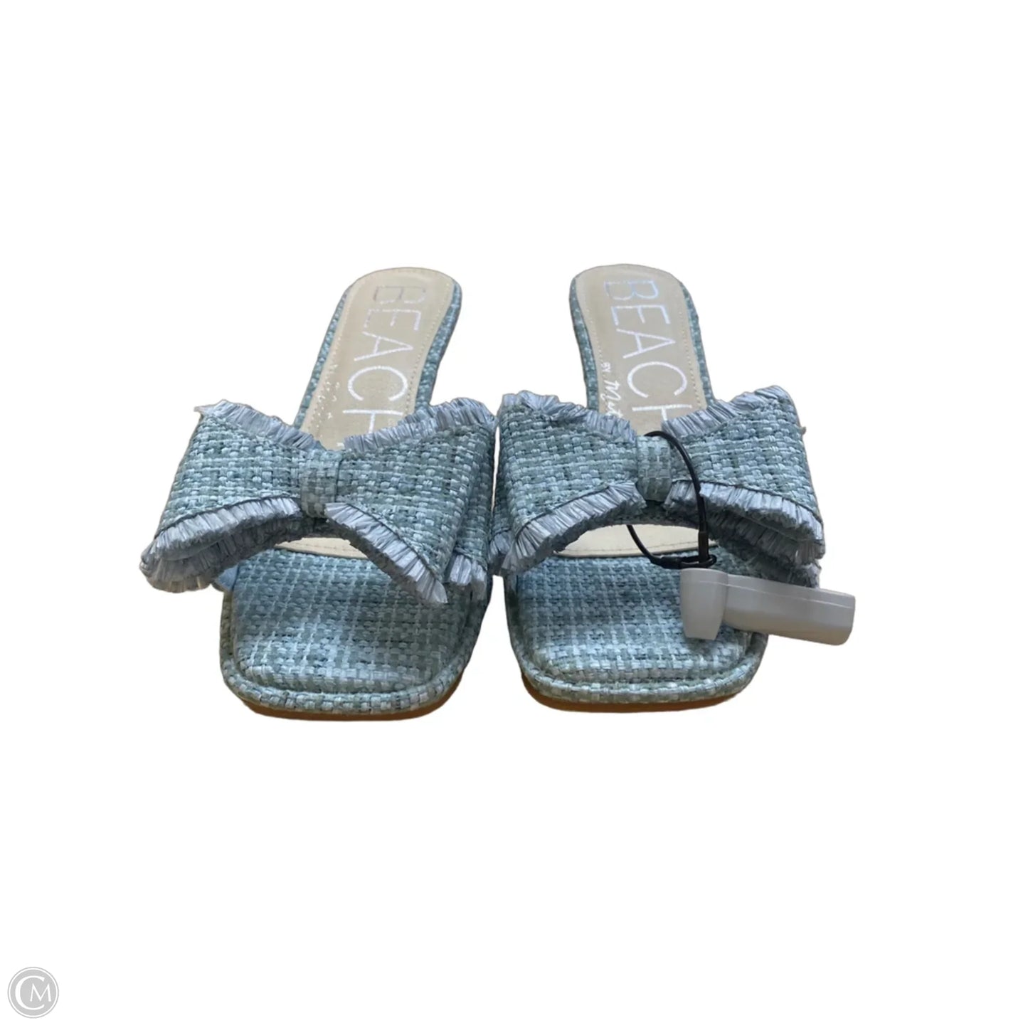 Sandals Heels Kitten By Matisse In Blue, Size: 9