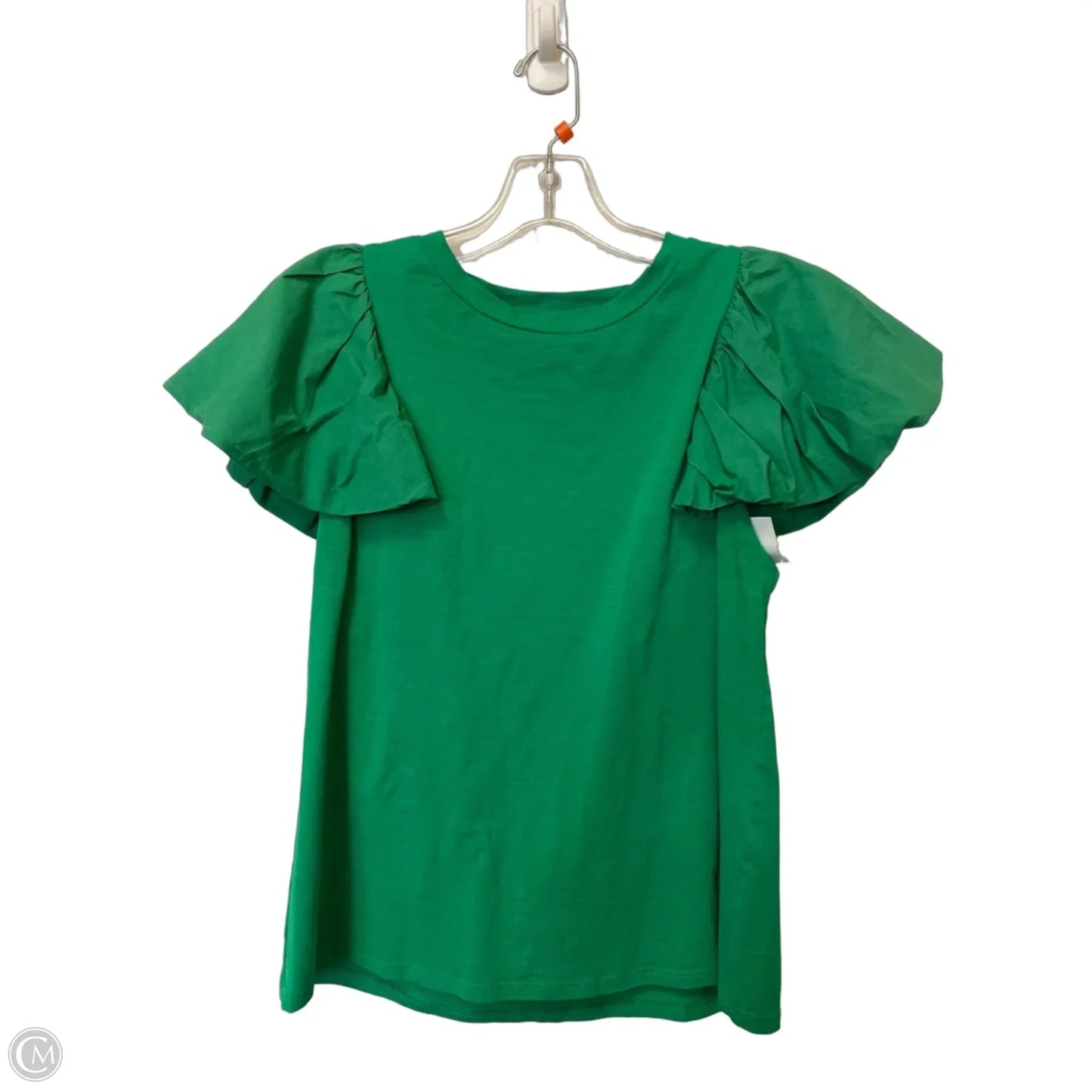 Top Short Sleeve By Thml In Green, Size: M